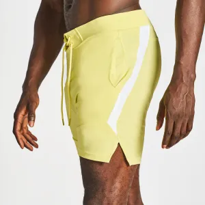 COMPETITION BOARD SHORTS - CANARY YELLOW Sleek Waistband
