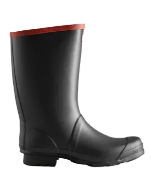 Traction Line Smooth Style Hunter Argyll Short Knee Wellingtons