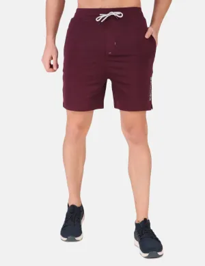 Casual Days Performance Stretch Workout Shorts - Wine