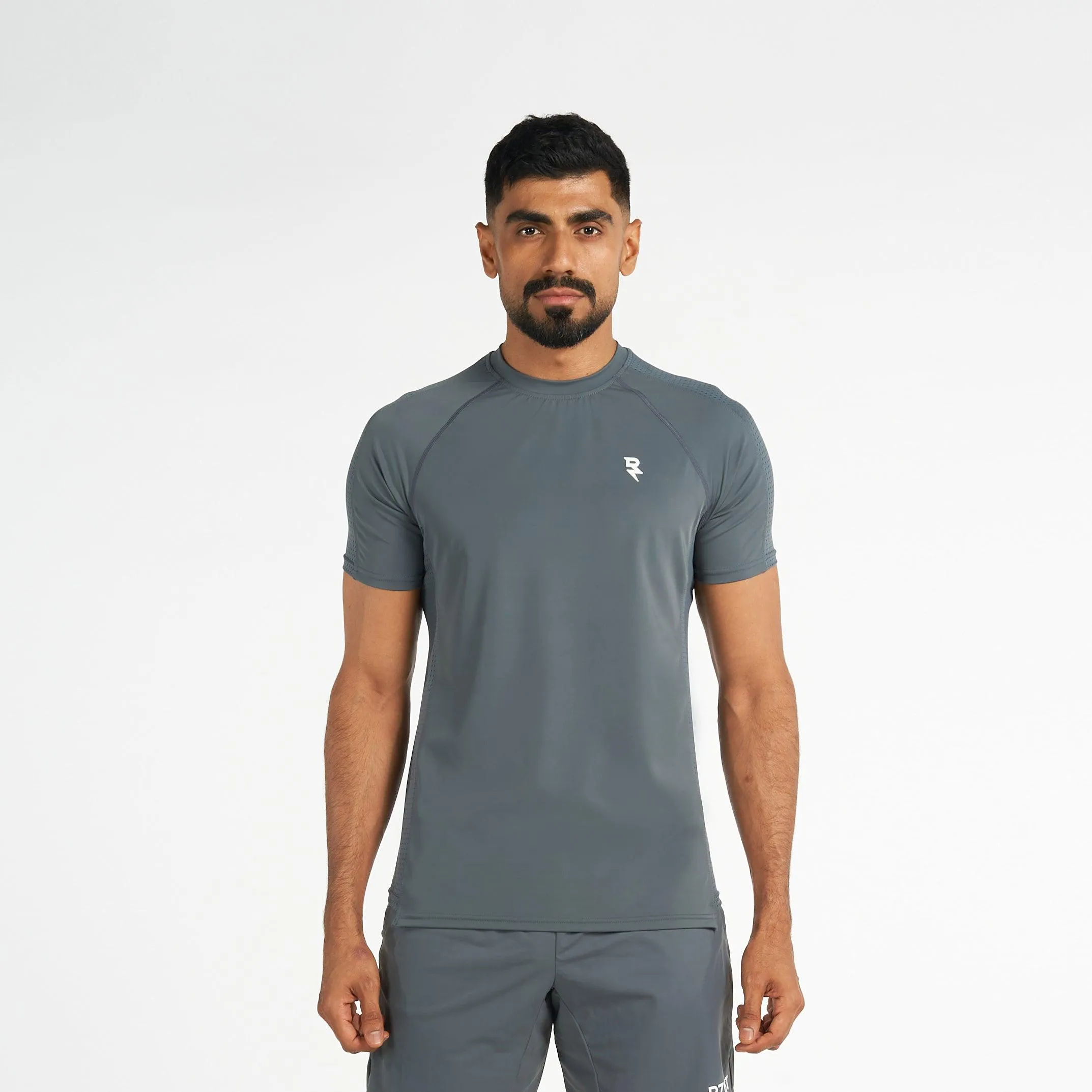 Classic Comfort Style Graphic Performance T-Shirt - Turbulence Grey