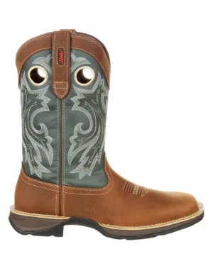 Durango Mens Rebel Pull-On Western Boots Wind Safe River Cross