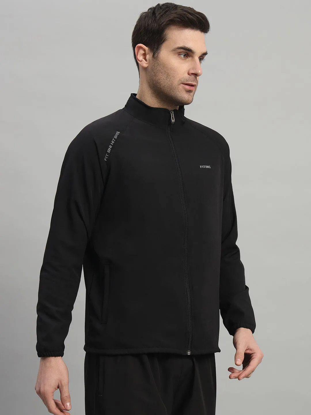 All Day Track Performance Jacket - Black