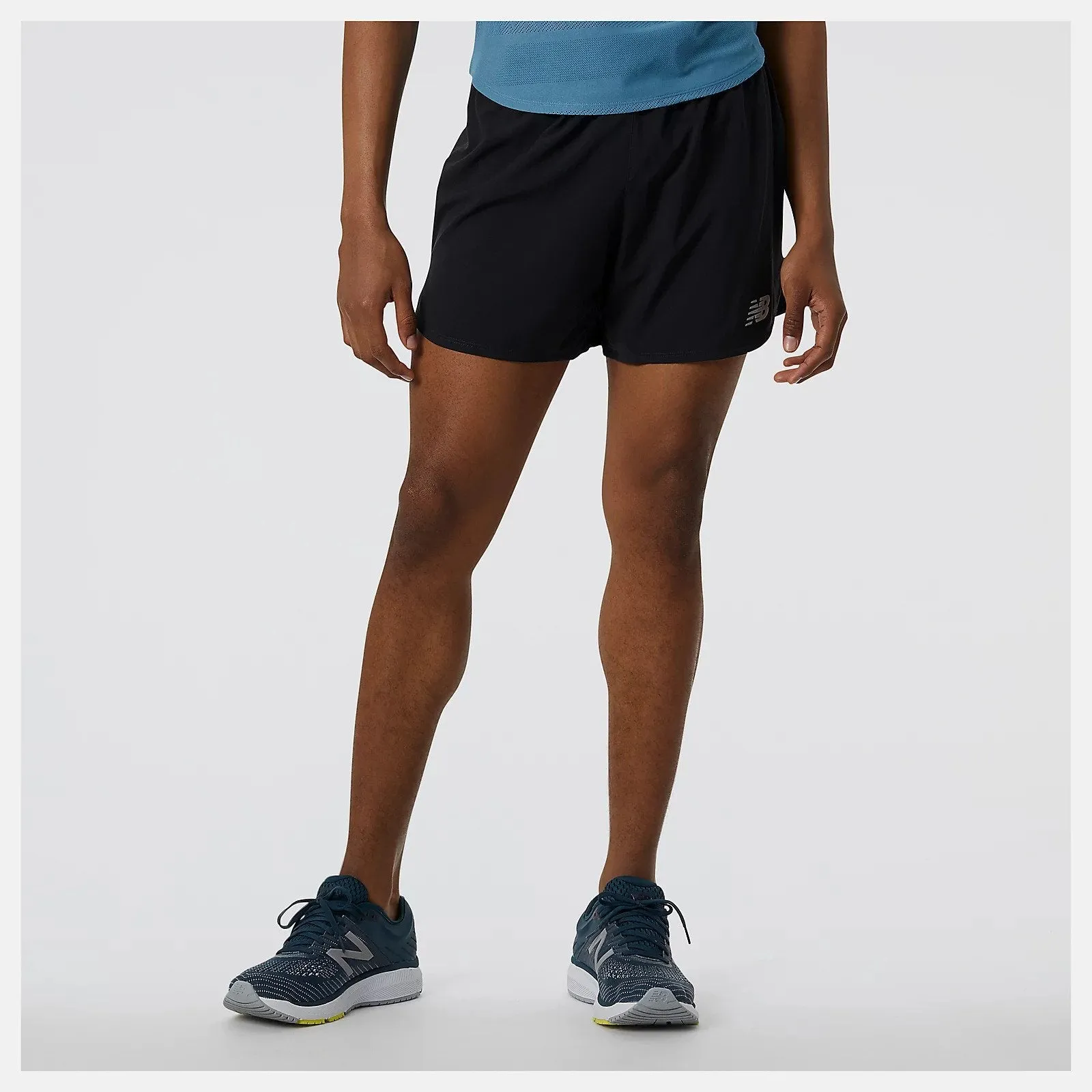Men's Impact Run 5" Short Slim Stretch Elastic Waistband Design