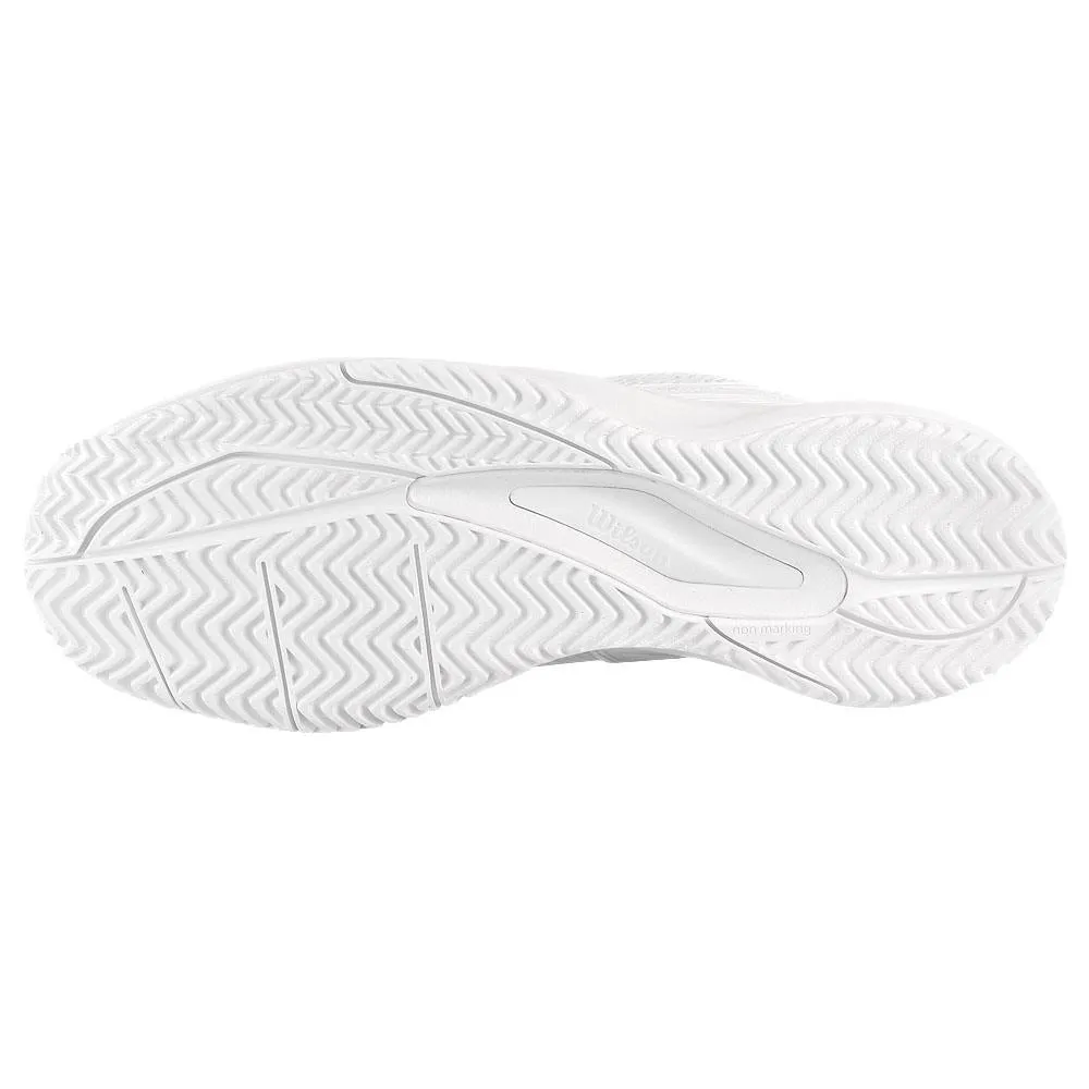 Comfort Fit Dynamic Traction Wilson Men's Rush Pro Ace - White/Black