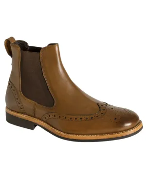 Hoggs of Fife Stanley Semi-Brogue Dealer Boots Street Mood