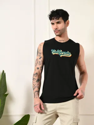 Weather Ready Love Core Easy-Wear California Colorful Cotton Sando ?C Black