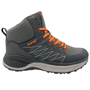 walking tours Hi-Tec Men's Destroyer Mid Dark Grey Trail Running Shoes