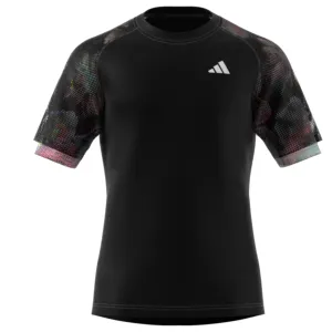 Adidas Performance MEL RAGLAN Men Tennis Tee - Black Stylish Casual