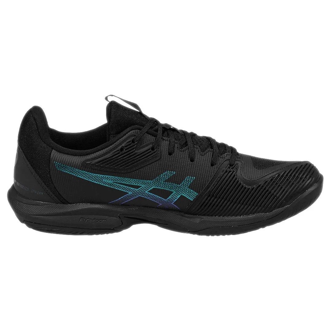 Memory Foam Padding Asics Men's Solution Speed FF 3 Night Energy - Black/Prism Blue
