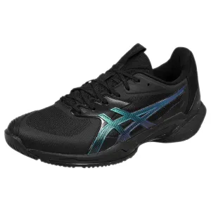Zero Drop Platform Blister Prevention Padding Asics Men's Solution Speed FF 3 Night Energy - Black/Prism Blue