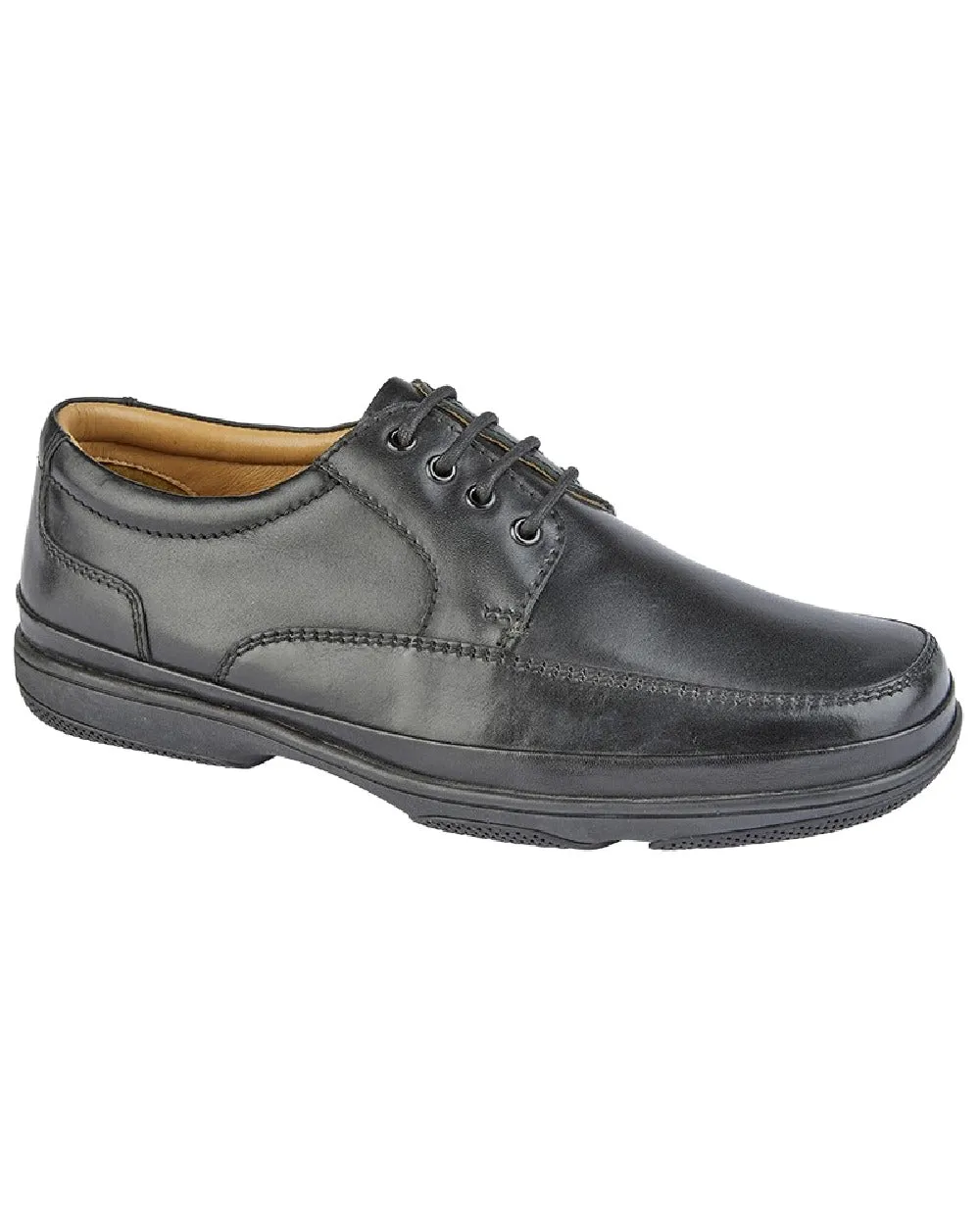 Roamers Mens Wide Fit 4 Eye Deluxe Casual Shoes Swim Ready Sky Blue