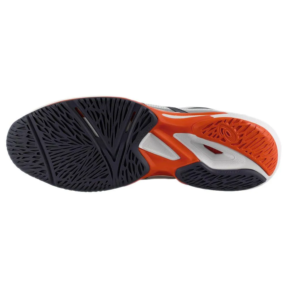 Flexible Arch Asics Men's Solution Speed FF 3 - White/Greyish Purple