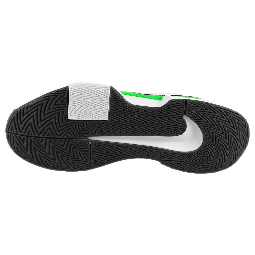 Nike Men's Air Zoom GP Challenge Pro -  White/Poison Green Outdoor Walk Slip On Design