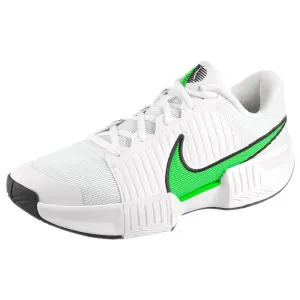 Nike Men's Air Zoom GP Challenge Pro -  White/Poison Green Quick Dry Liner