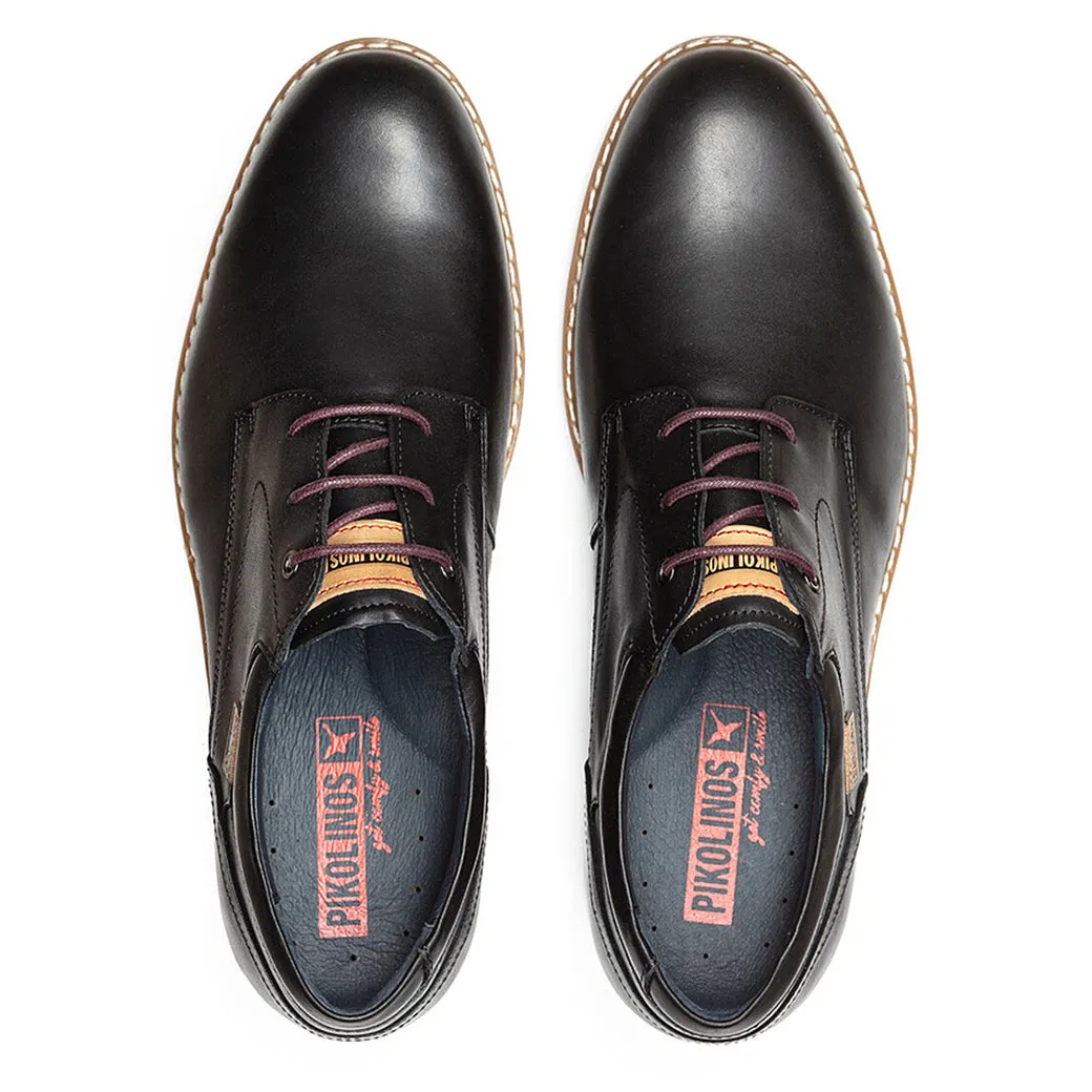 Reinforced Seams Mens Pikolinos Avila Lace Wide in Black