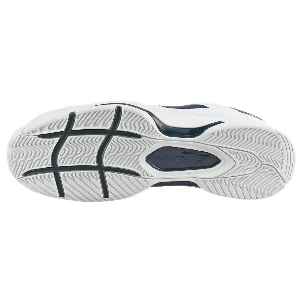 Breathable Upper Energy Return Midsole Babolat Men's SFX 3 - AC - White/Navy