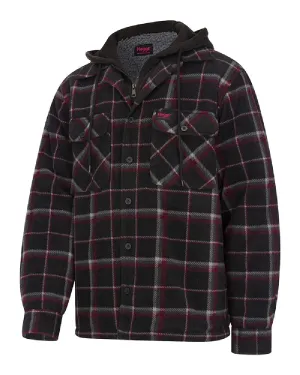 Hoggs of Fife Mens Granite Hooded Work Fleece Fine Weave