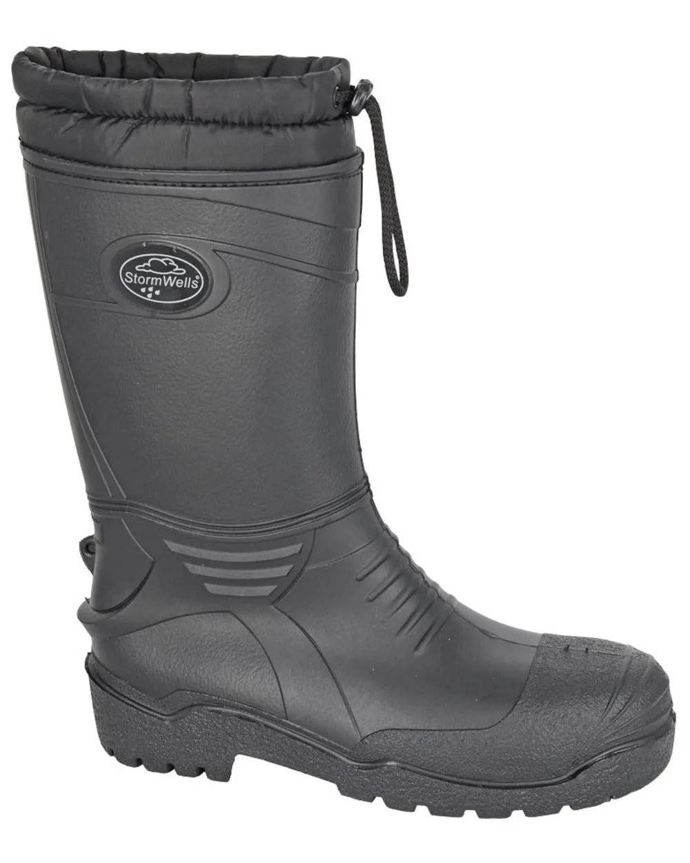Stormwells Mens Toggle Tie Top Polar Boots Easy Walk Stain Resistant