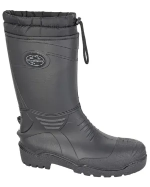 Stormwells Mens Toggle Tie Top Polar Boots Easy Walk Stain Resistant