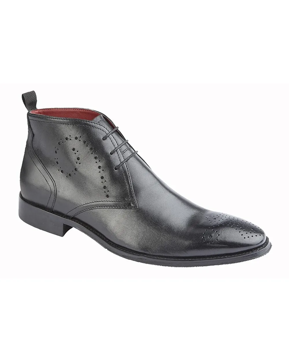 Snow Warm Roamers Mens 3 Eye Brogue Fashion Boots