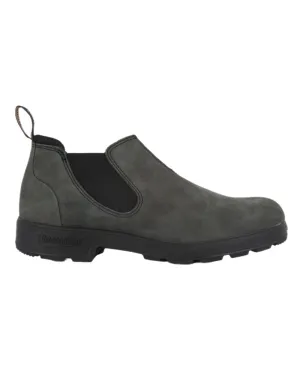 Blundstone 2035 Rustic Black Chelsea Boots Skin Soft Memory Foam Standing All