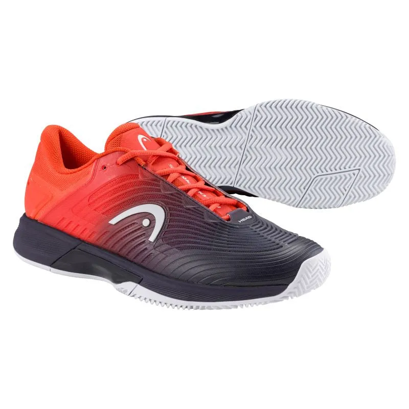 Cushioned Midsole Design Vapor Diffusion HEAD Revolt Pro 4.5 Clay D Mens Tennis Shoes