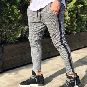 West Louis? Vogue Vintage Plaid Pencil Pants Eco Friendly Fabric