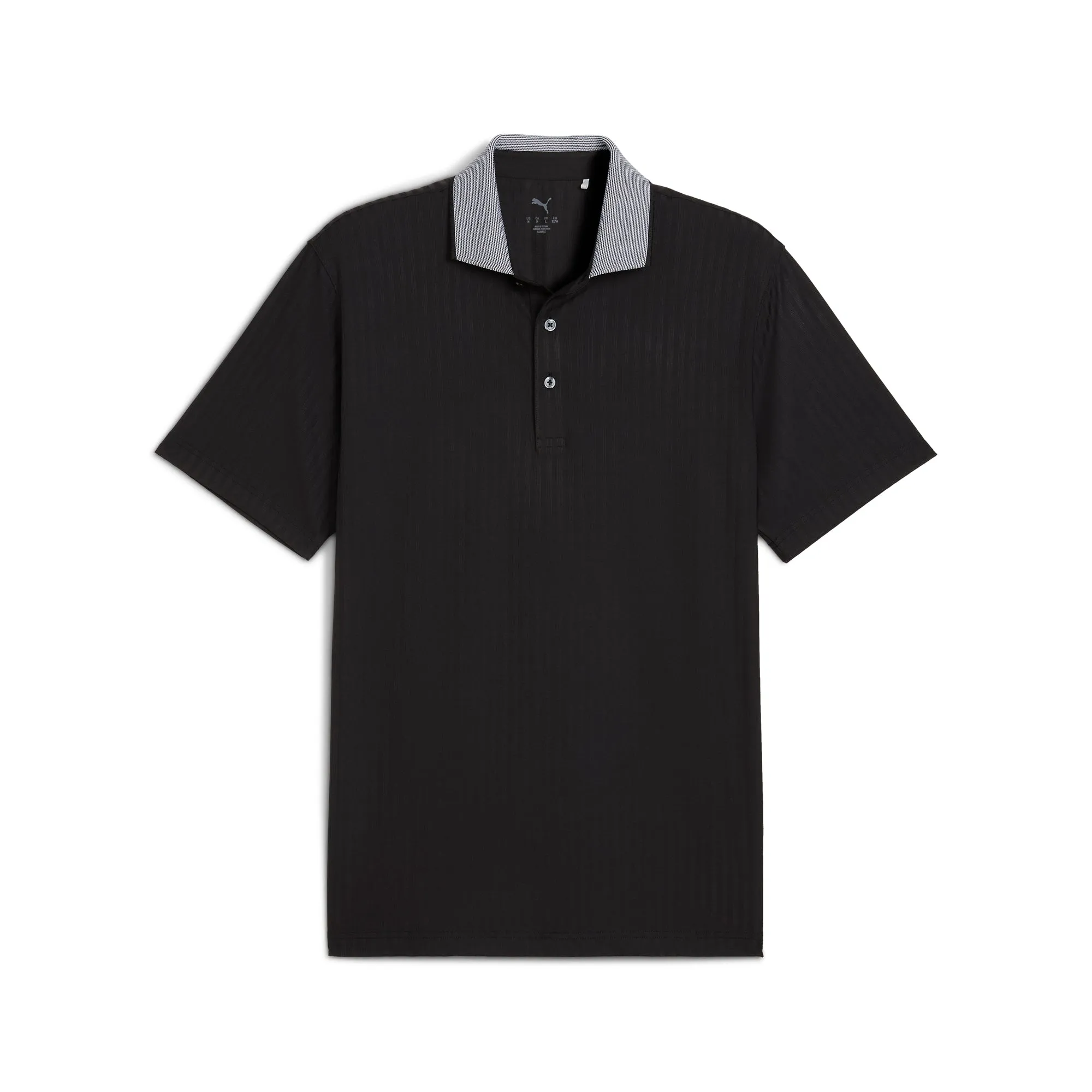 DoubleLayered Fabric MATTR Stripe Jacquard Golf Polo