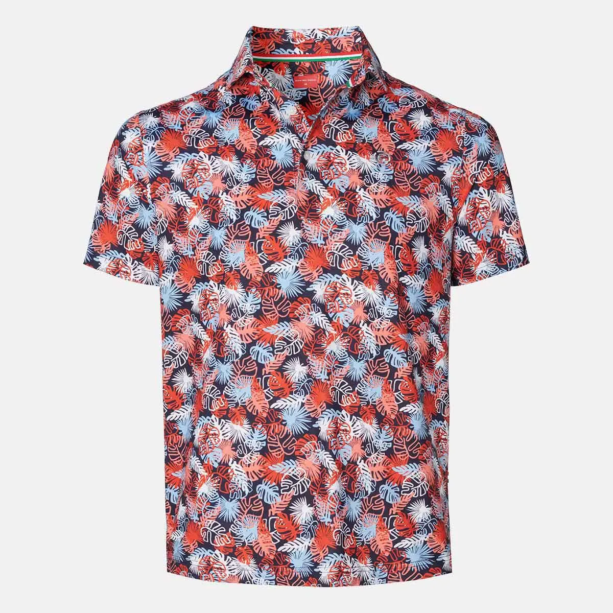 Polo Riccardo - Orange/Blue Stretchable Fit Travel Ready