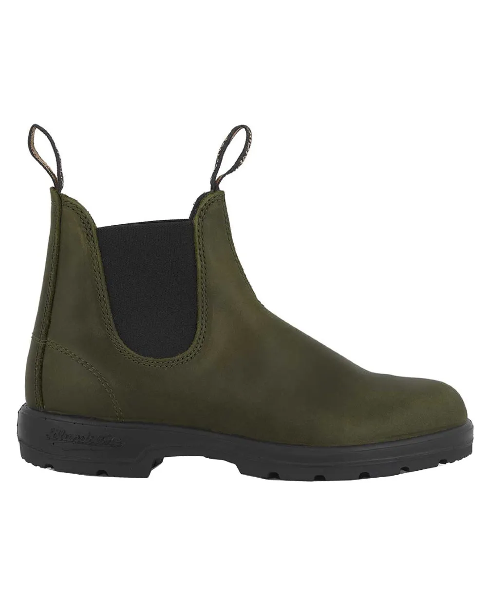 Blundstone 2052 Dark Green Leather Chelsea Boots Fashionable
