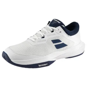 Anti Friction Lining adjustable lacing system Babolat Men's SFX 4 - White/Estate Blue