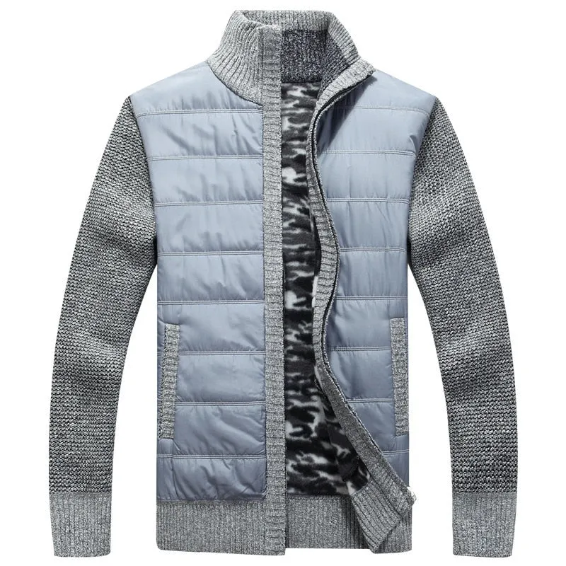 Vision Glow West Louis? Fleece Patchwork Wool Fashionable Sweater