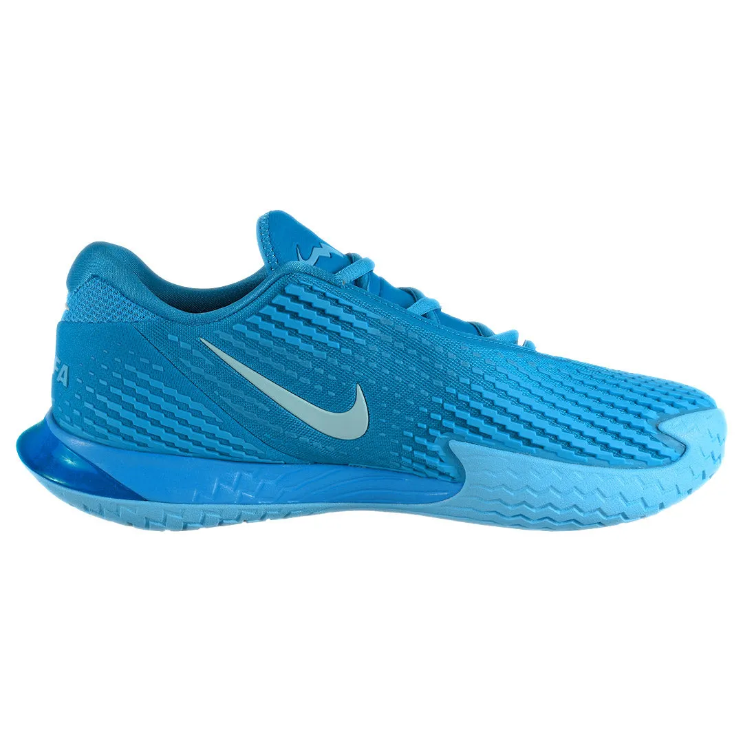 Nike Men's Air Zoom Vapor Cage 4 - Rafa - Light Photo Blue/Light Armory Blue Torsional Stability Compression Molded Midsoles
