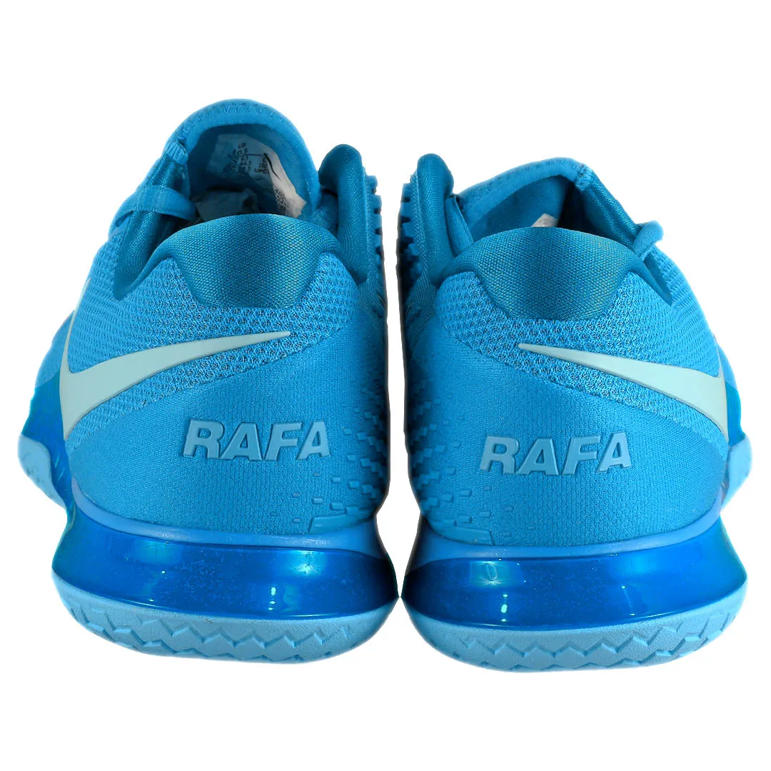 Reinforced Sidewall Support Nike Men's Air Zoom Vapor Cage 4 - Rafa - Light Photo Blue/Light Armory Blue