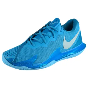 Nike Men's Air Zoom Vapor Cage 4 - Rafa - Light Photo Blue/Light Armory Blue Wide fit
