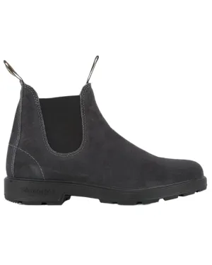 Blundstone 1910 Steel Grey Suede Leather Chelsea Boots Rain Step