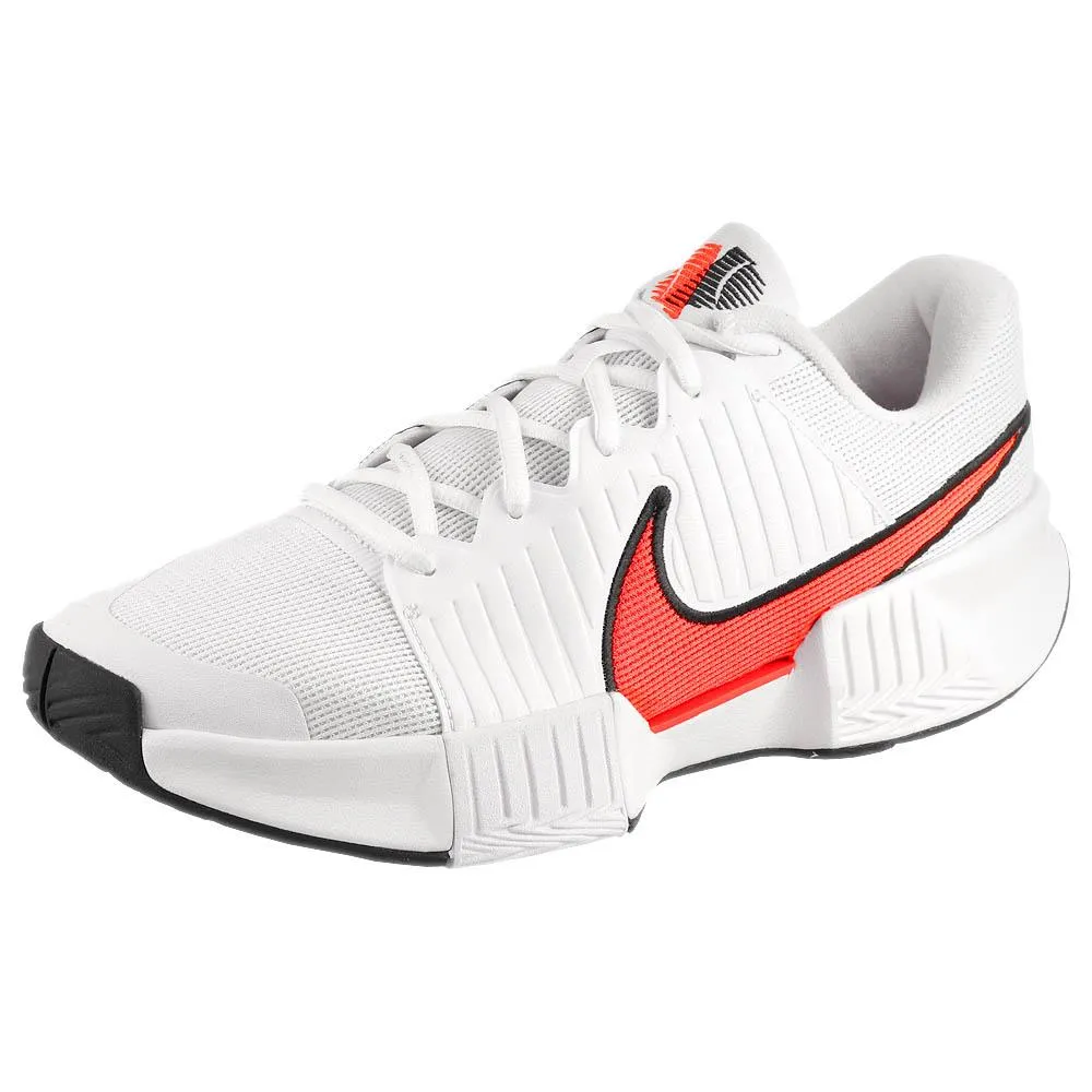 Ventilated Sides Customizable Insole Nike Men's Air Zoom GP Challenge Pro - White/Hot Lava