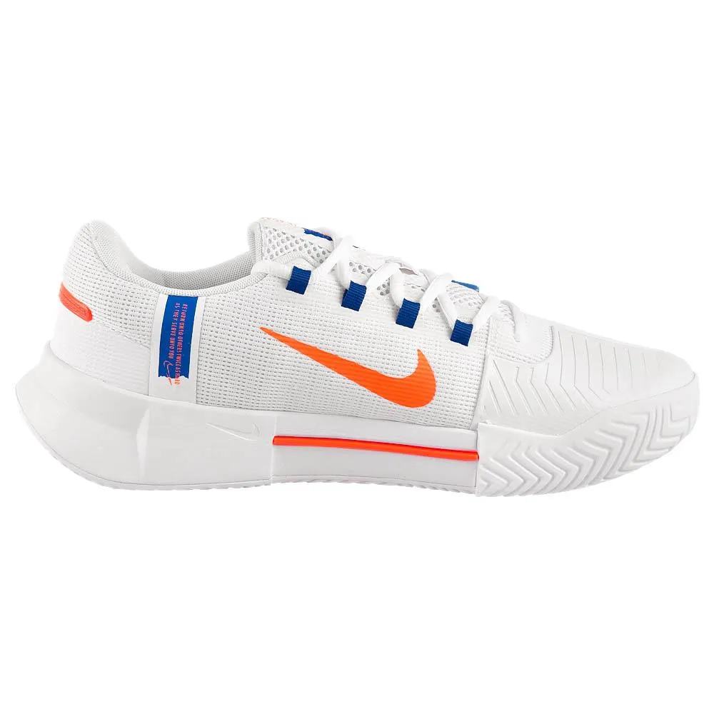 Breathable mesh Nike Men's Air Zoom GP Challenge 1 - White/Royal Pulse