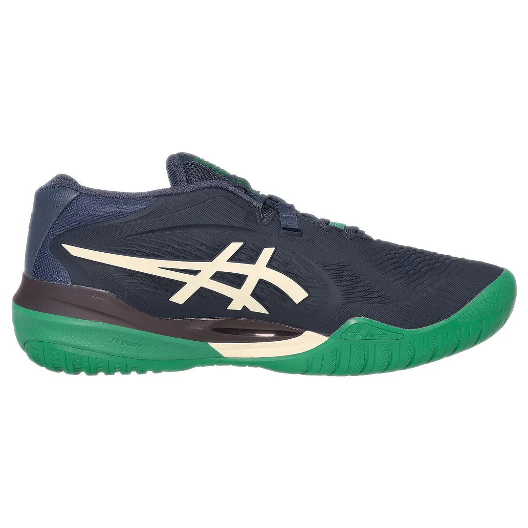 Asics Men's Gel-Resolution X - 2E Width - Midnight/Cream Multi Density Midsole