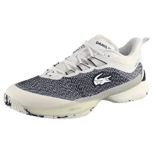 Lacoste Men's AG-LT23 Ultra Medvedev - Off White/Navy Seamless Fit