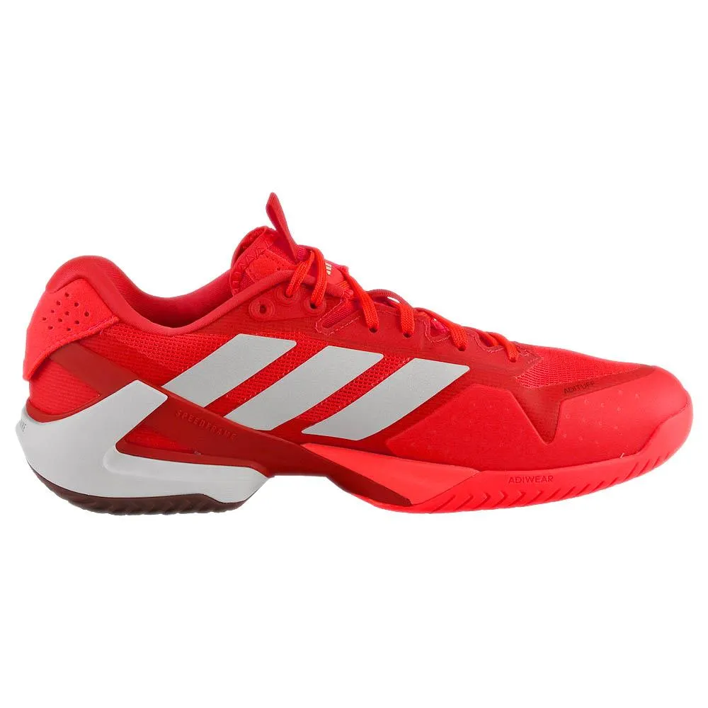 adidas Men's adizero Ubersonic 5 - Lucid Red/Aurora Ruby Tennis