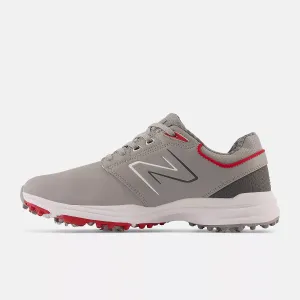 New Balance Mens Brighton Golf Shoe - GREY with red Fast Response Clear Path