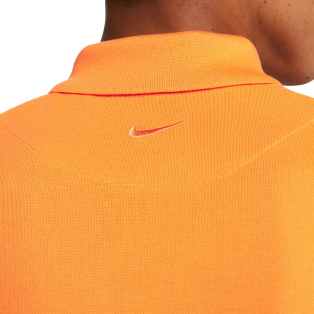Nike Polo Rafa Men Slim-Fit Polo - Vivid Orange/White/Baltic Blue Elegant Fit