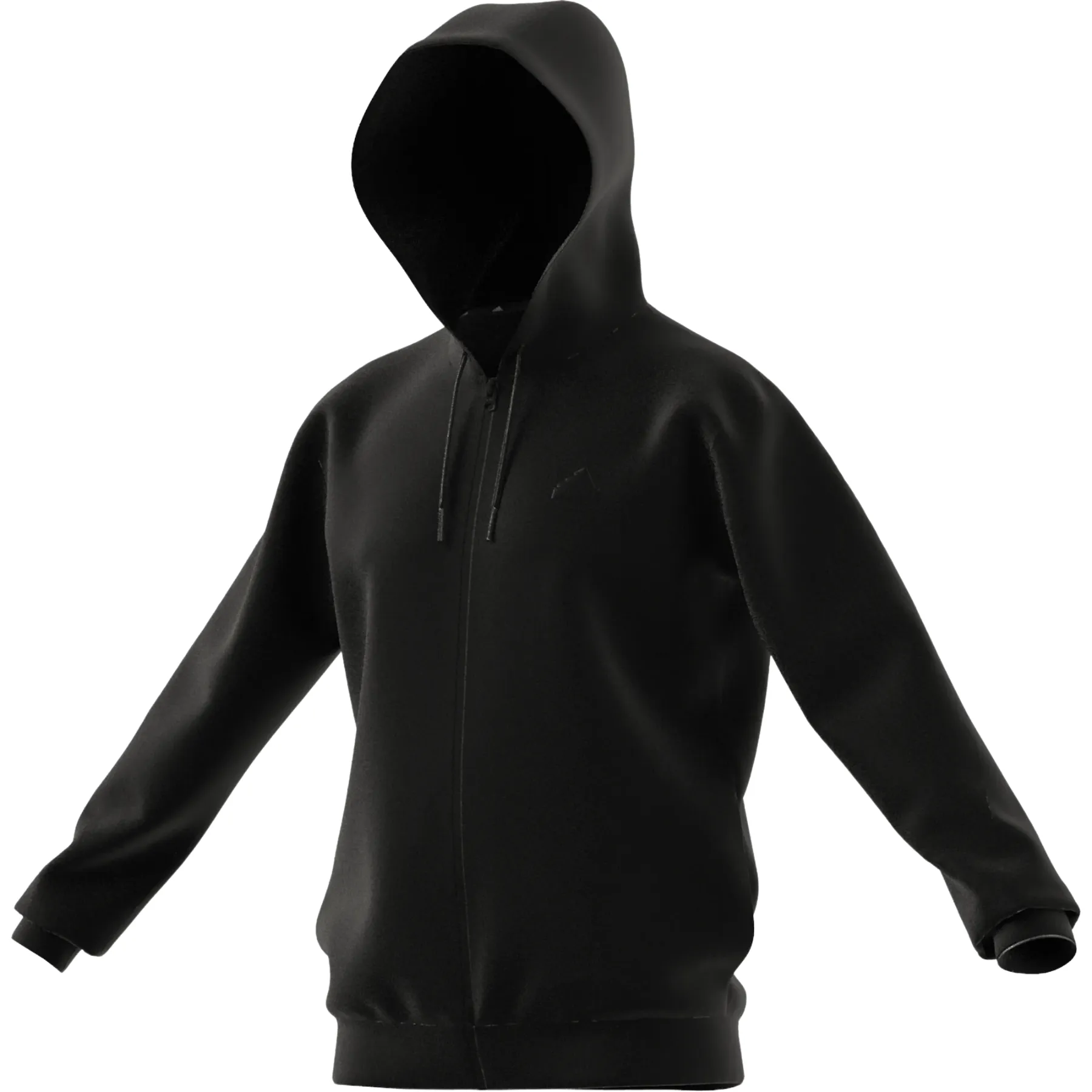 Adidas Men Fi 3s Fz - Black/Black Layer Ready Fit Cozy Wearable