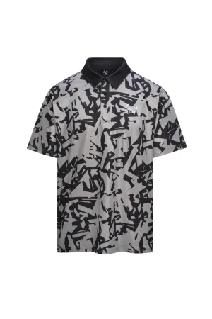 Shatter Print Signature Golf Polo Flexible Style Sporty Vibe