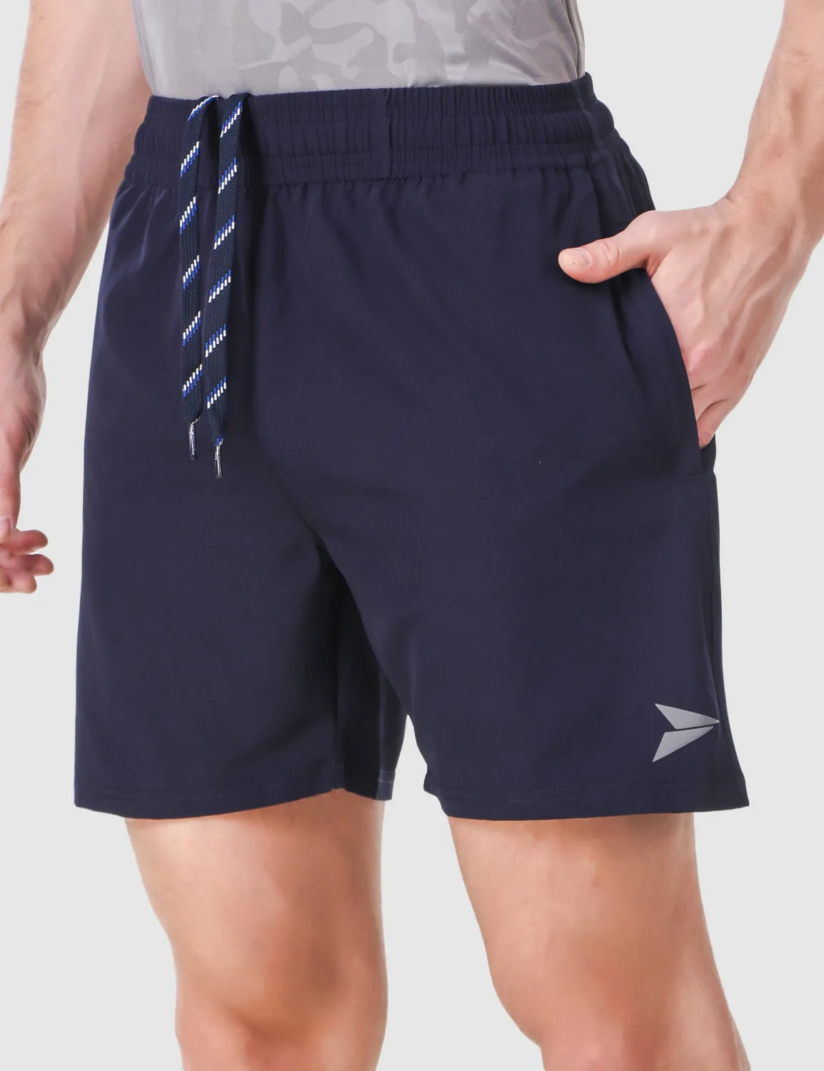 Versatile Comfort Shorts with Smart Pockets ?C Navy Blue Everyday Flex Wear Comfort Fit