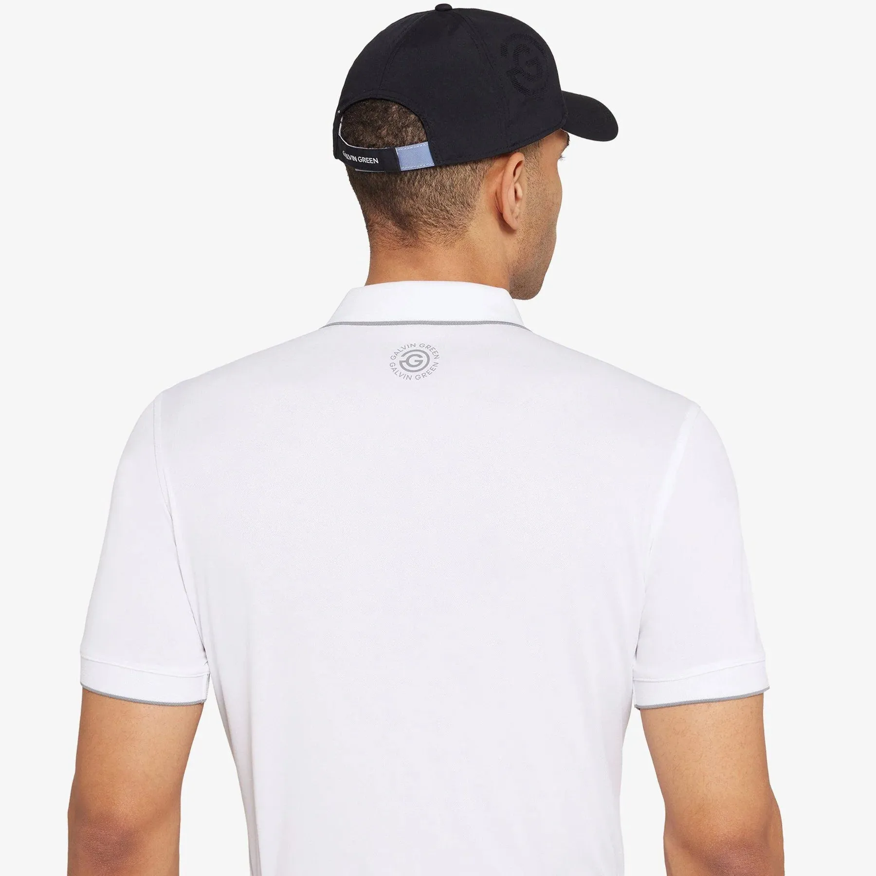 Galvin Green Marty Golf Shirt - White Stylish Collar