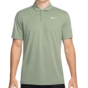 Trendy Appeal Relaxed Collar Nike Court Dri-Fit Men Tennis Polo - Jade Horizon/White