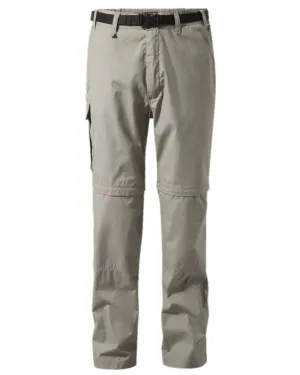 Craghoppers Mens Kiwi Convertible Trousers II Secure Zipper Closure Stretch Movement