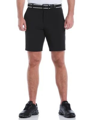 poolside gear Office Wear Mens 9" Flat Front Solid Golf Short